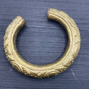 Vintage Brass Chinese Heritage Brass Cuff